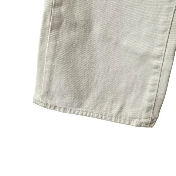 Polo Ralph Lauren Kelly Cropped Ankle Jeans White Size 10 Mid Rise Denim Pants - Picture 3 of 10